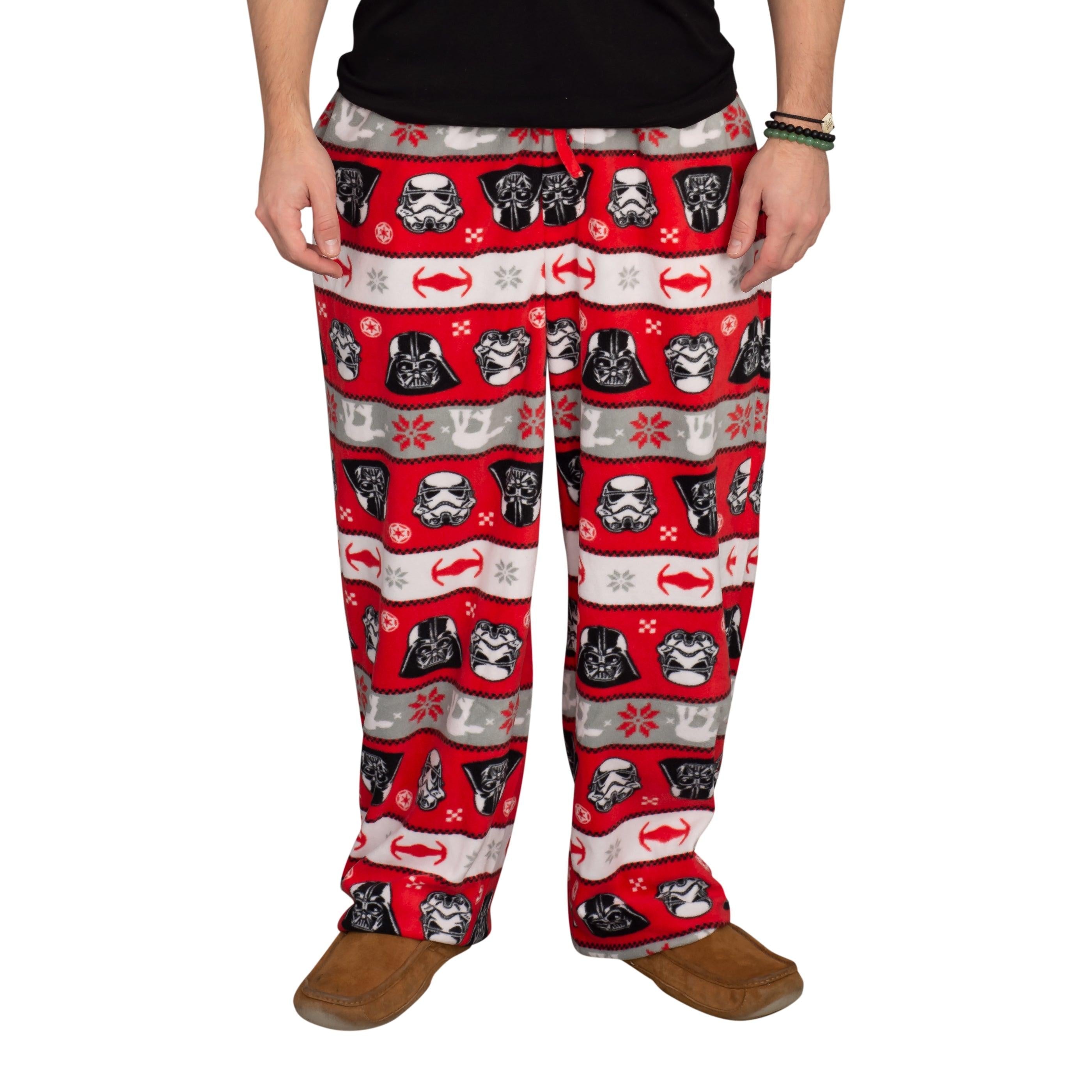 Star Wars Darth Vader Storm Trooper Red Pajama Lounge Pants - TVStoreOnline