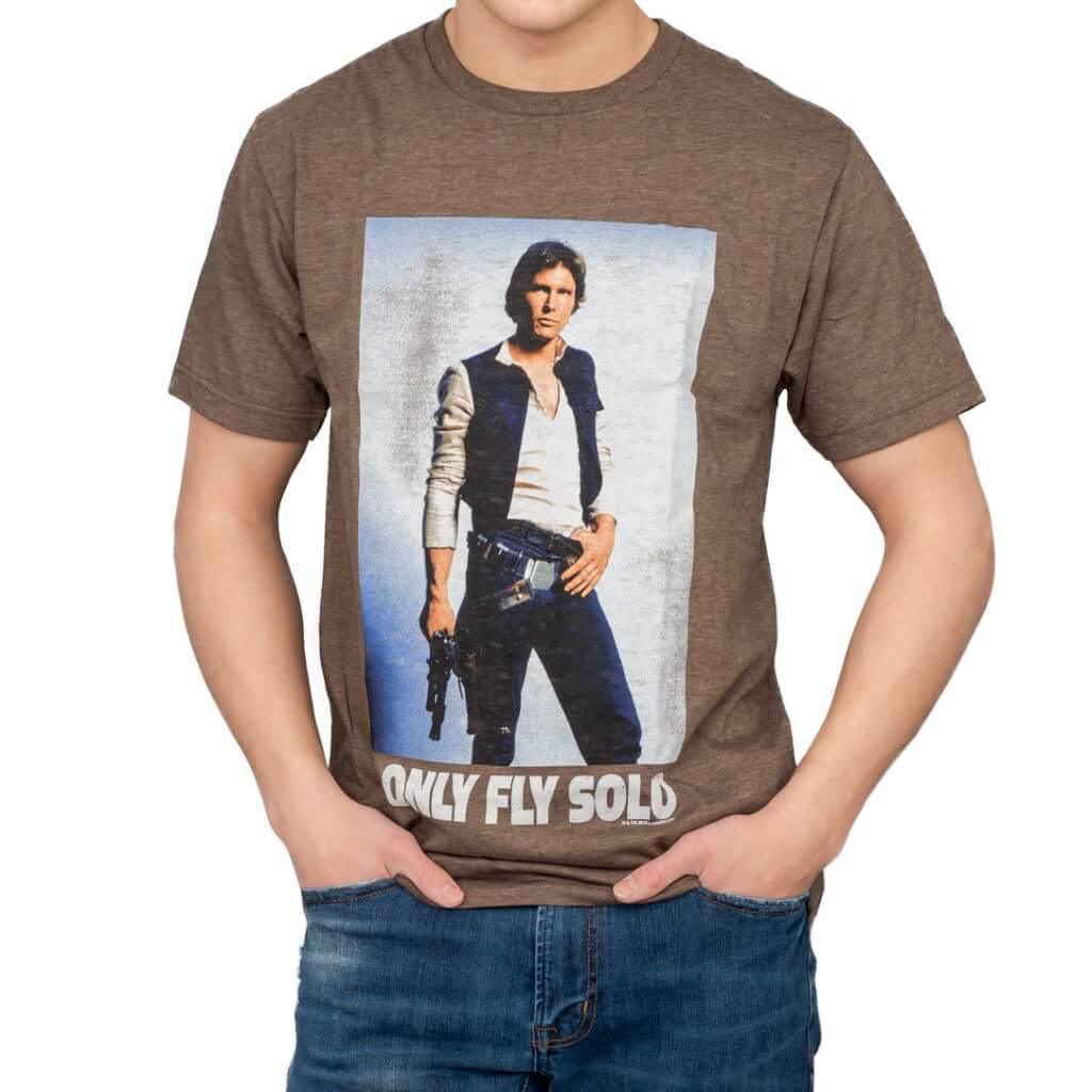 Star Wars Han Solo I Only Fly Solo T-Shirt-tvso