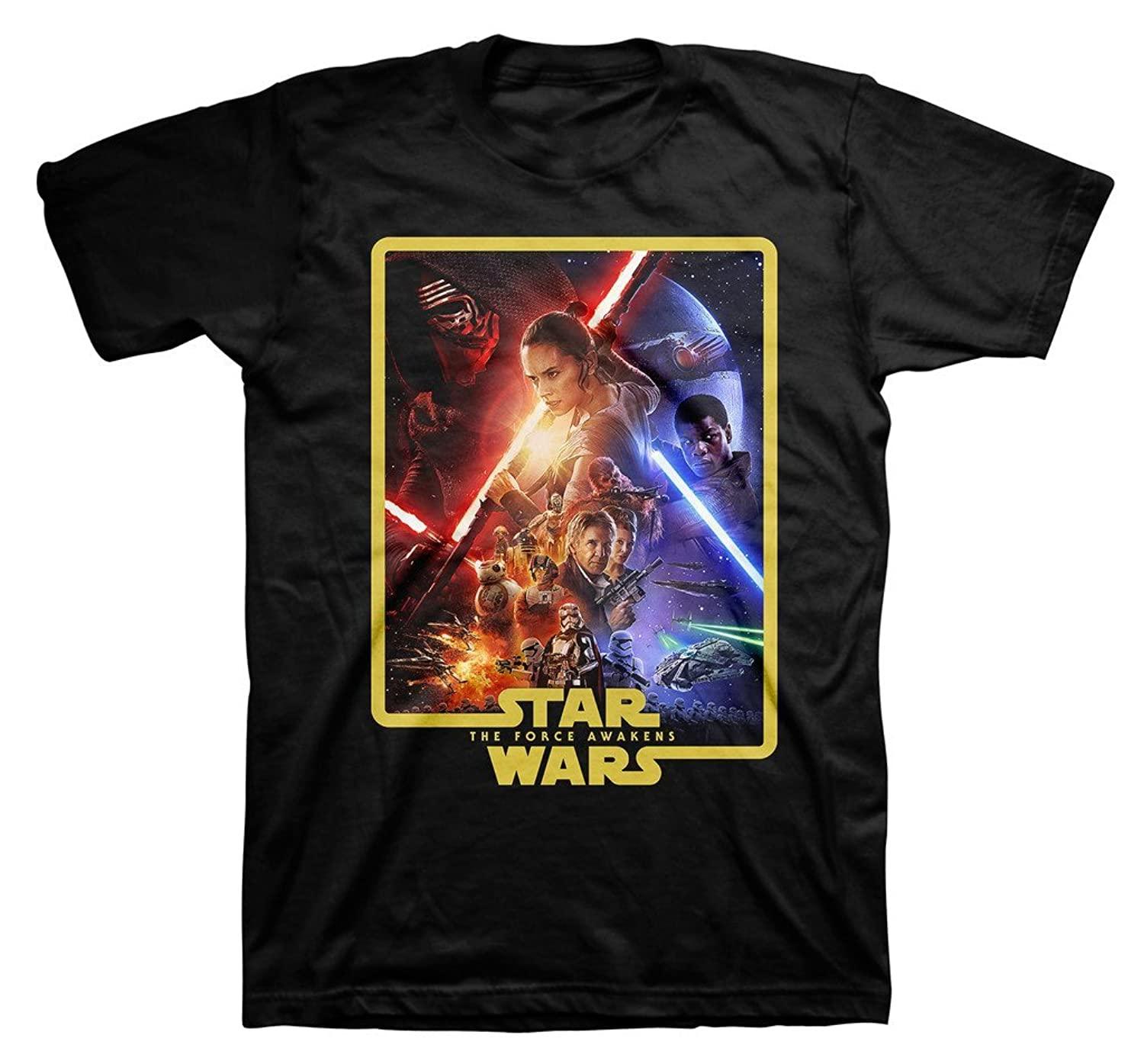 Arthur Conan Doyle ækvator Vær forsigtig Star Wars The Force Awakens Poster T-shirt