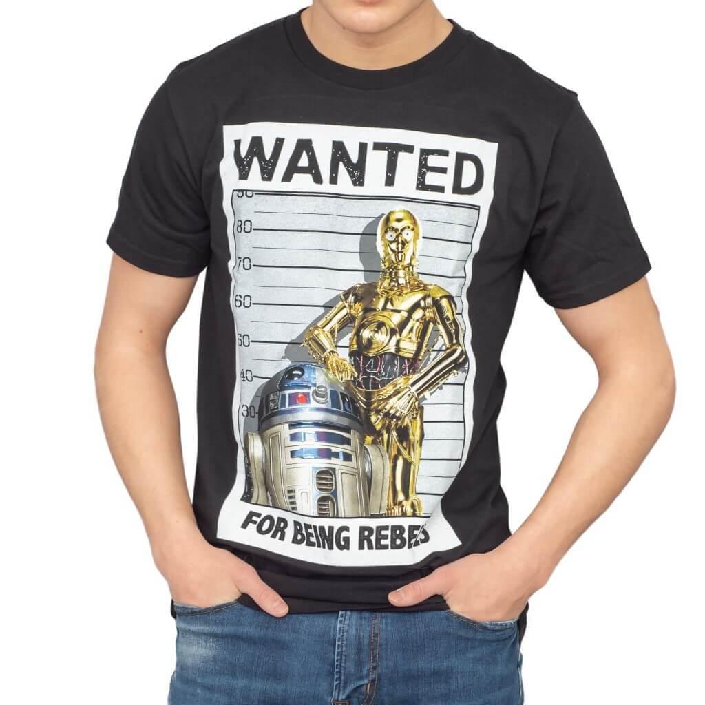 Star Wars Wanted For Being Rebels T-Shirt Tee-tvso