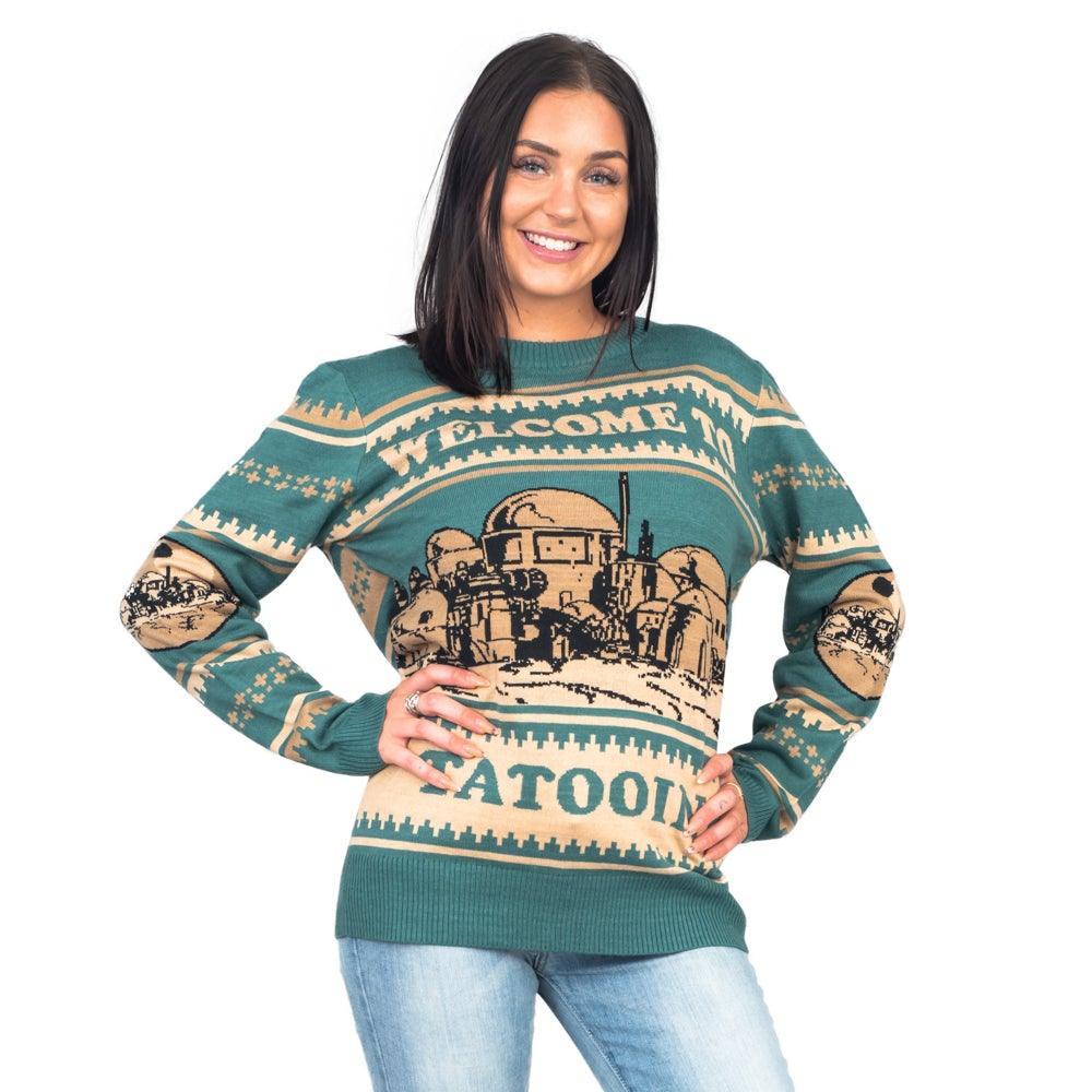 Star Wars Welcome to Tatooine Adult Unisex Ugly Christmas Sweater - TVStoreOnline