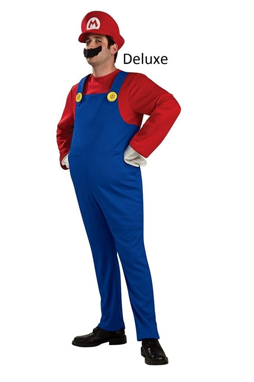 Super Mario Bros Adult Mario Costume-tvso