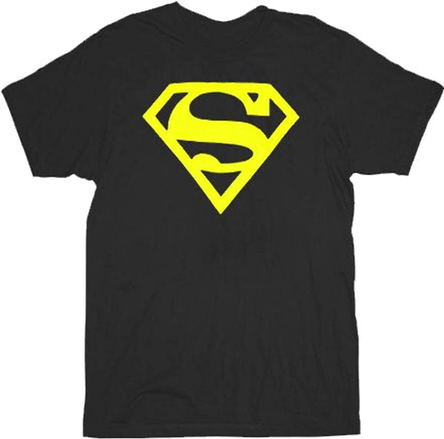 Superman Logo Black Men's t-shirt - TVStoreOnline