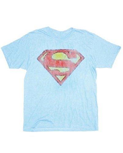 Superman Logo Distressed T-shirt-tvso