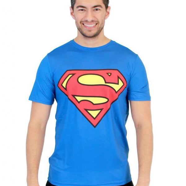 DC Comics Superman Red Logo Men's Performance Athletic T-Shirt - Superman