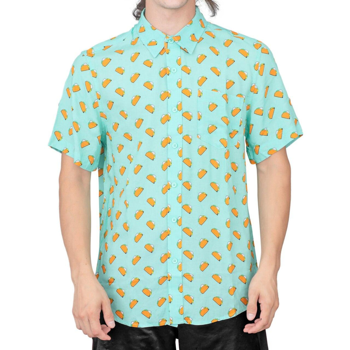 Taco Tuesday Button Down Halloween Costume Shirt - TVStoreOnline
