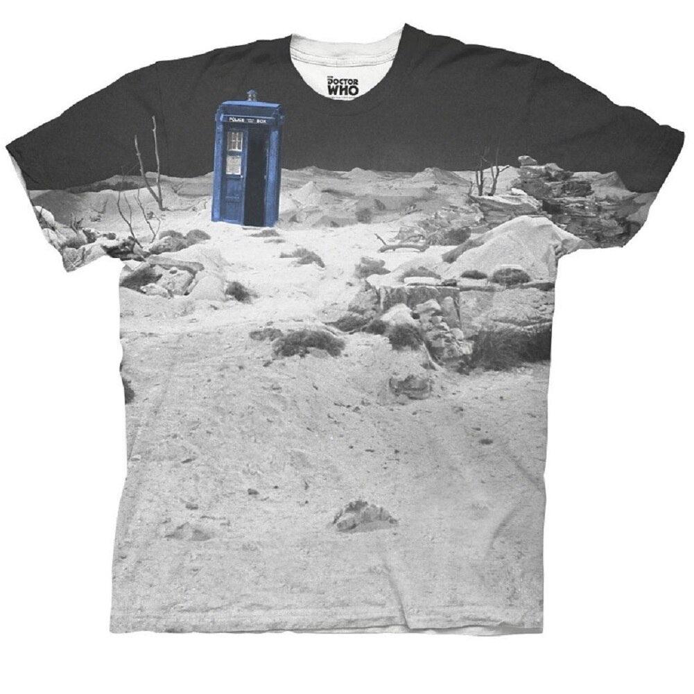 TARDIS Prehistoric Earth Sublimation T-Shirt-tvso