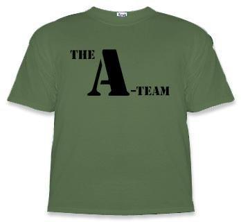The A-Team Logo Adult T-shirt-tvso