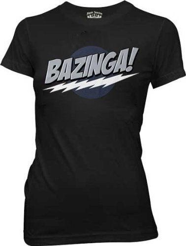 The Big Bang Theory Bazinga! Juniors T-shirt-tvso