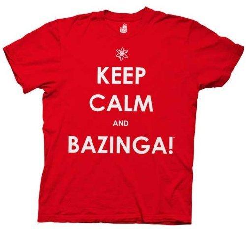 The Big Bang Theory Keep Calm And Bazinga T-shirt-tvso