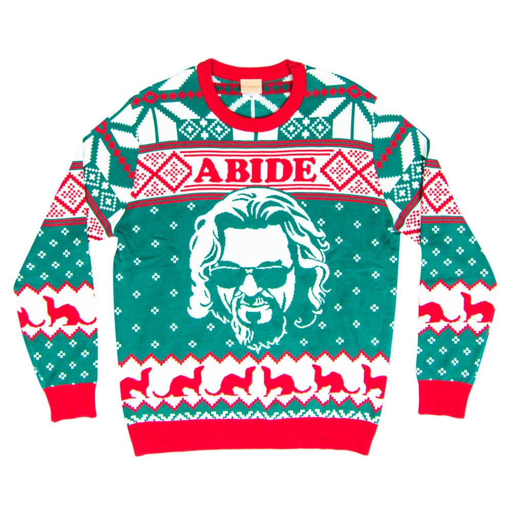 The Big Lebowski Dude Abide Marmot Bowling Unisex Ugly Christmas Sweater - TVStoreOnline