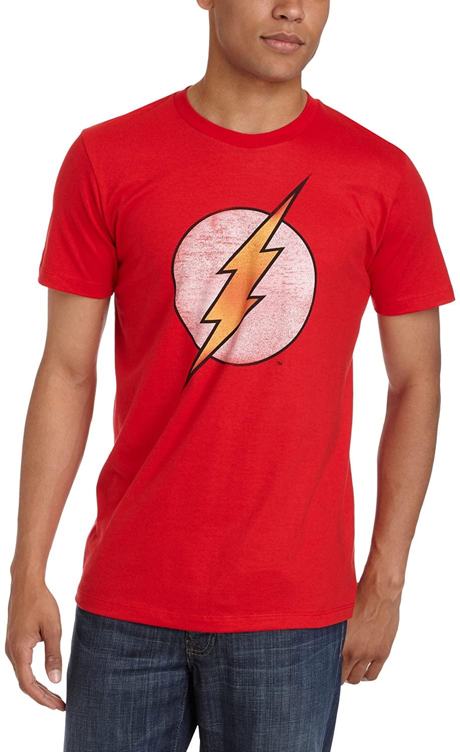 The Flash Lightning Bolt Faded Logo T-shirt - TVStoreOnline