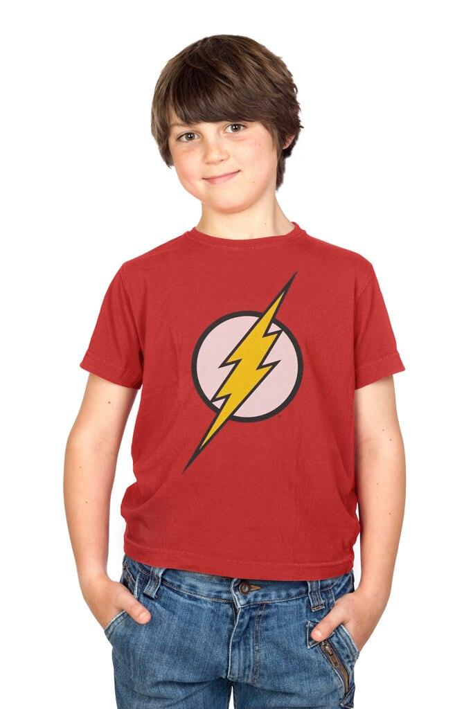 The Flash Lightning Bolt Logo Youth T-shirt-tvso