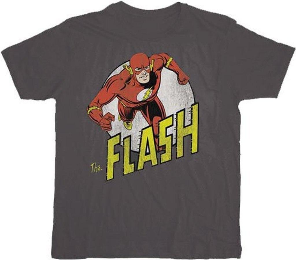 The Flash Run Charcoal T-shirt-tvso