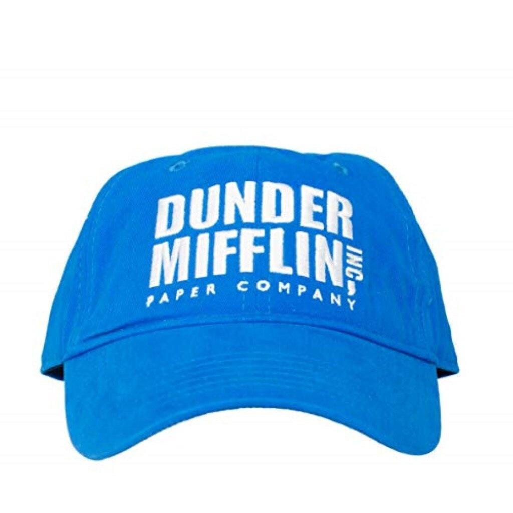 The Office Dunder Mifflin Paper Company Adjustable Hat Blue-tvso