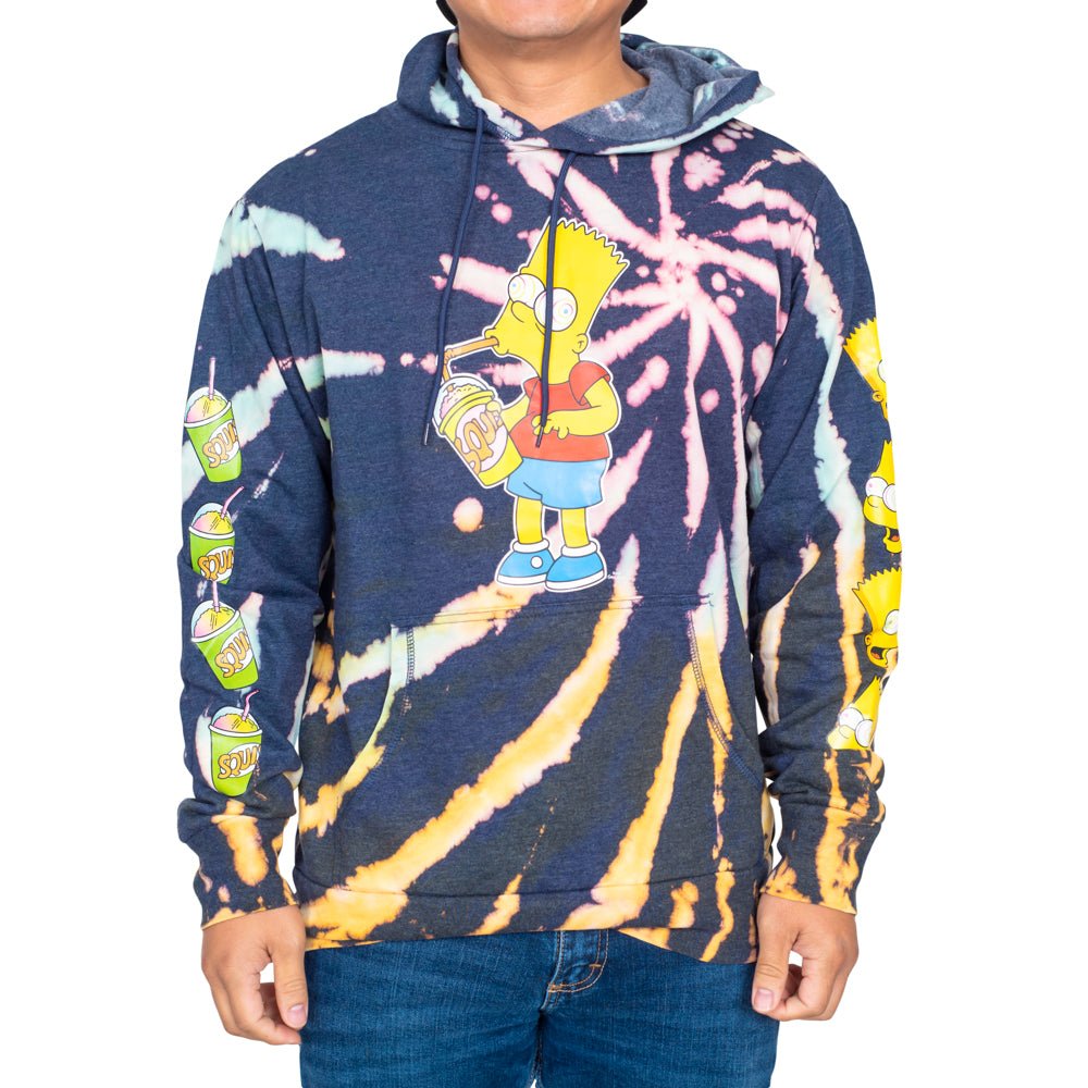 The Simpsons Bart Squishee Drink Pull Over Hoodie Sweatshirt - TVStoreOnline