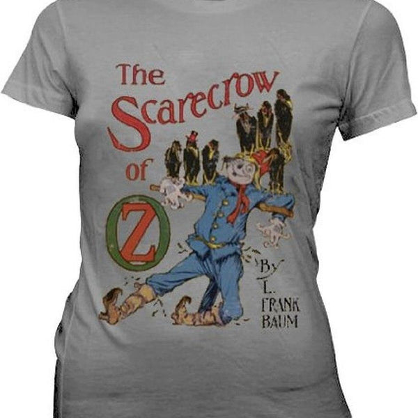The Wizard of Oz The Scarecrow Silver Gray Juniors T-shirt - The