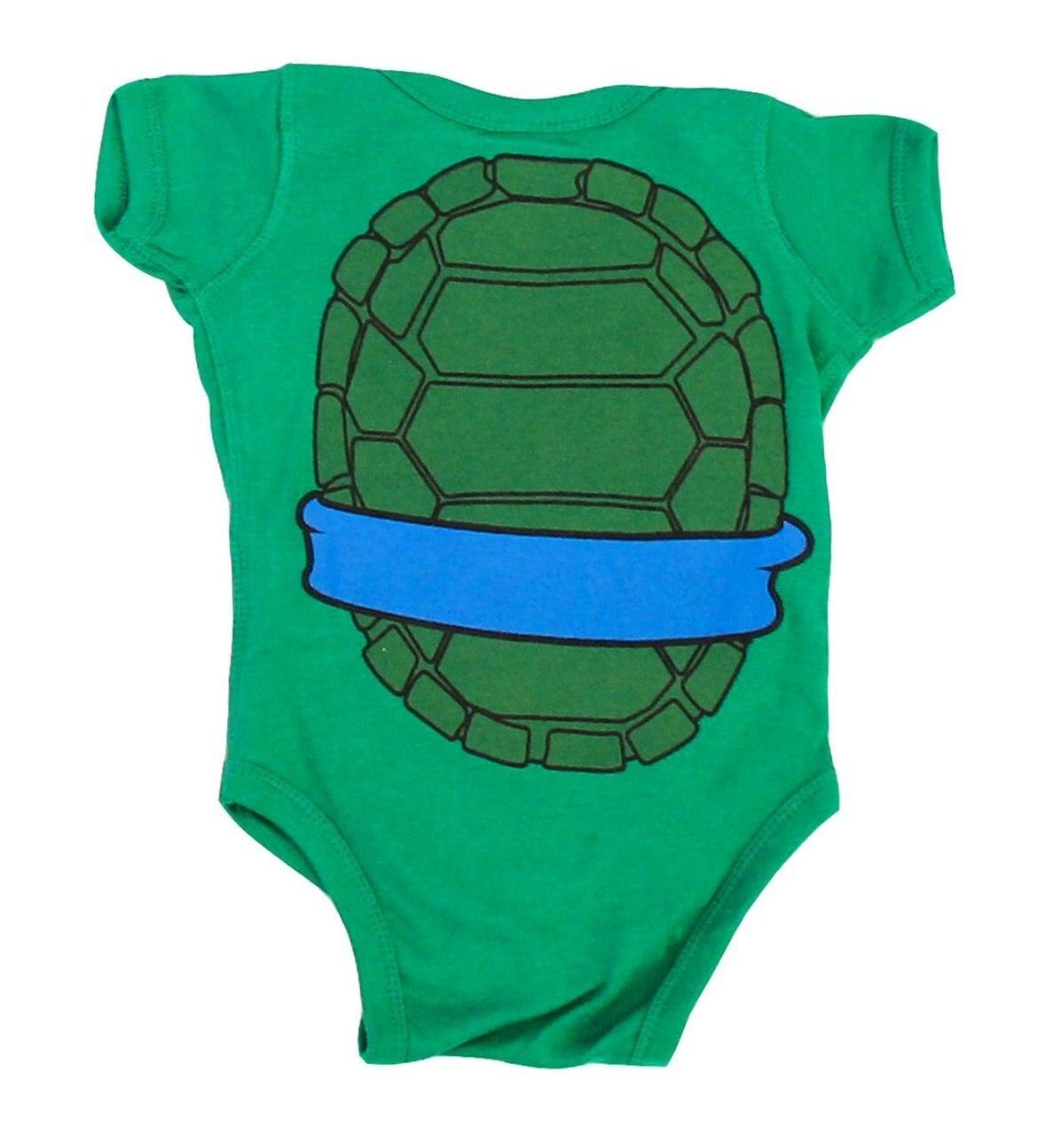 TMNT Green Costume Infant Baby Romper-tvso