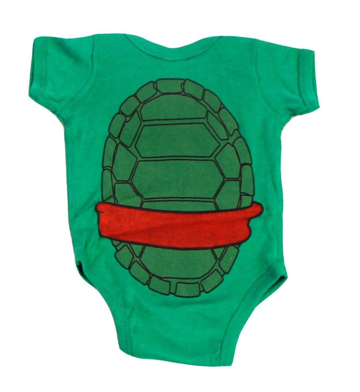 TMNT Green Costume Infant Baby Romper-tvso