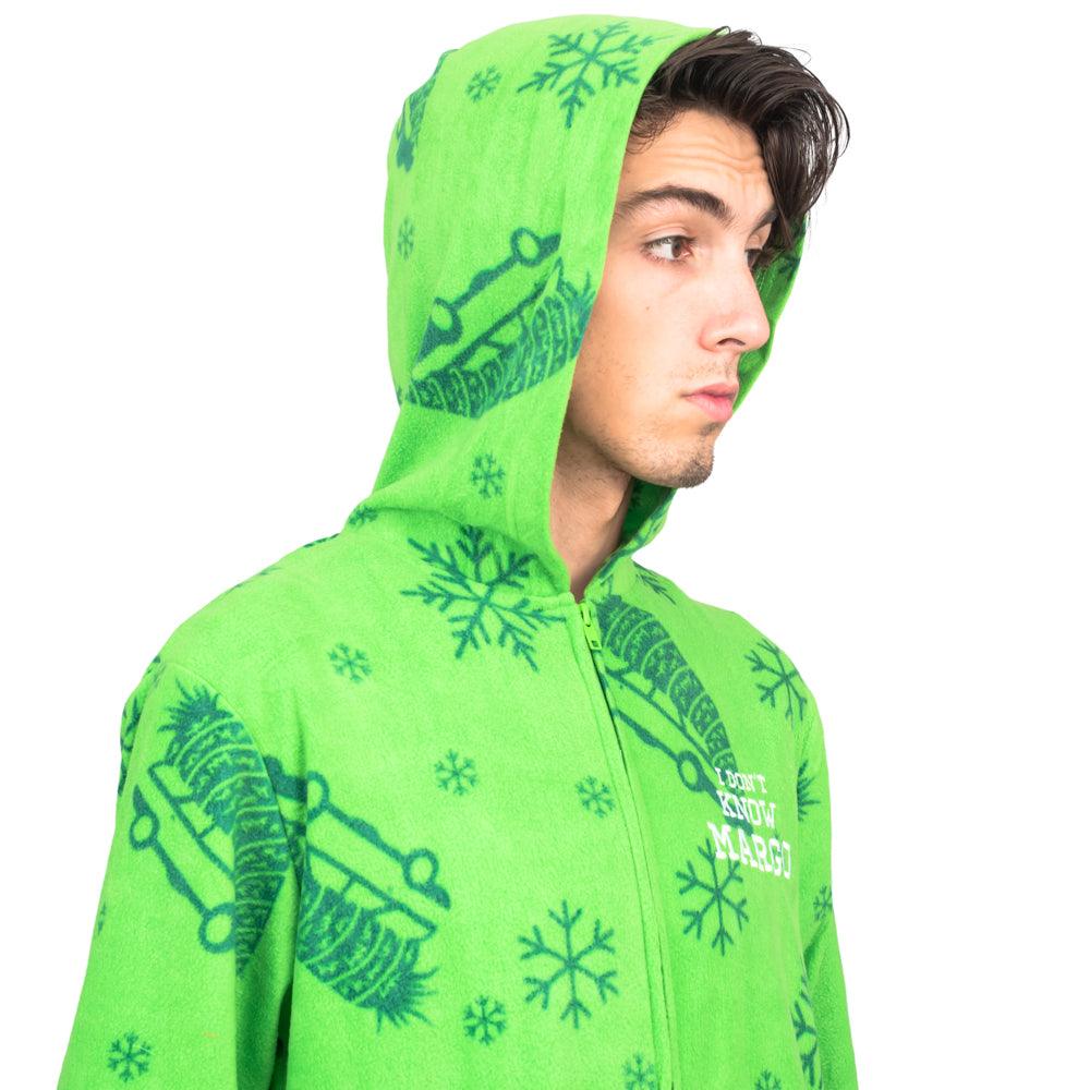 Todd and Margo Christmas Pajamas Jumpsuit Matching Couples Union Suit - TVStoreOnline