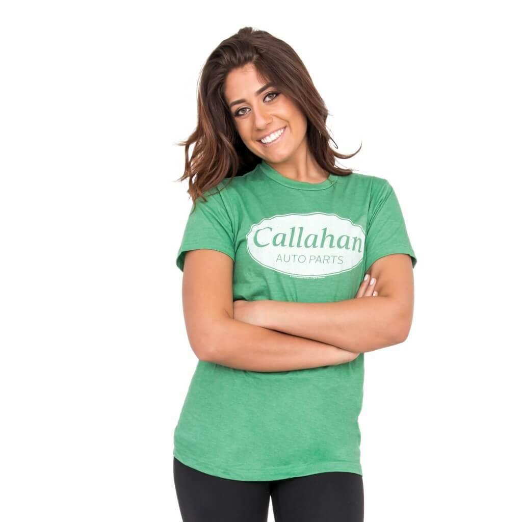 Tommy Boy Callahan Auto Parts Green T-shirt-tvso