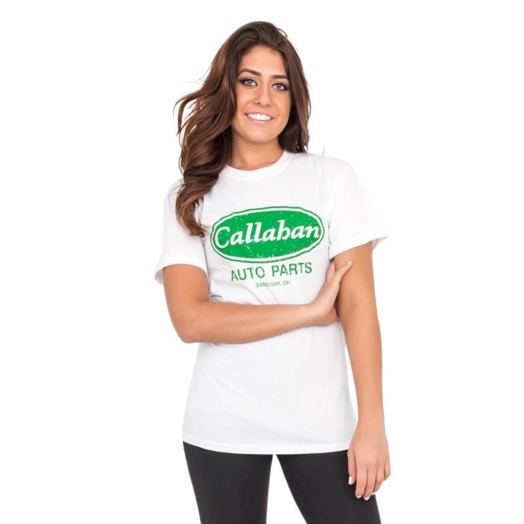 Tommy Boy Callahan Auto Parts White T-shirt-tvso