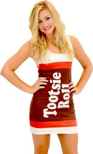 Tootsie Roll Candy Tank Dress-tvso