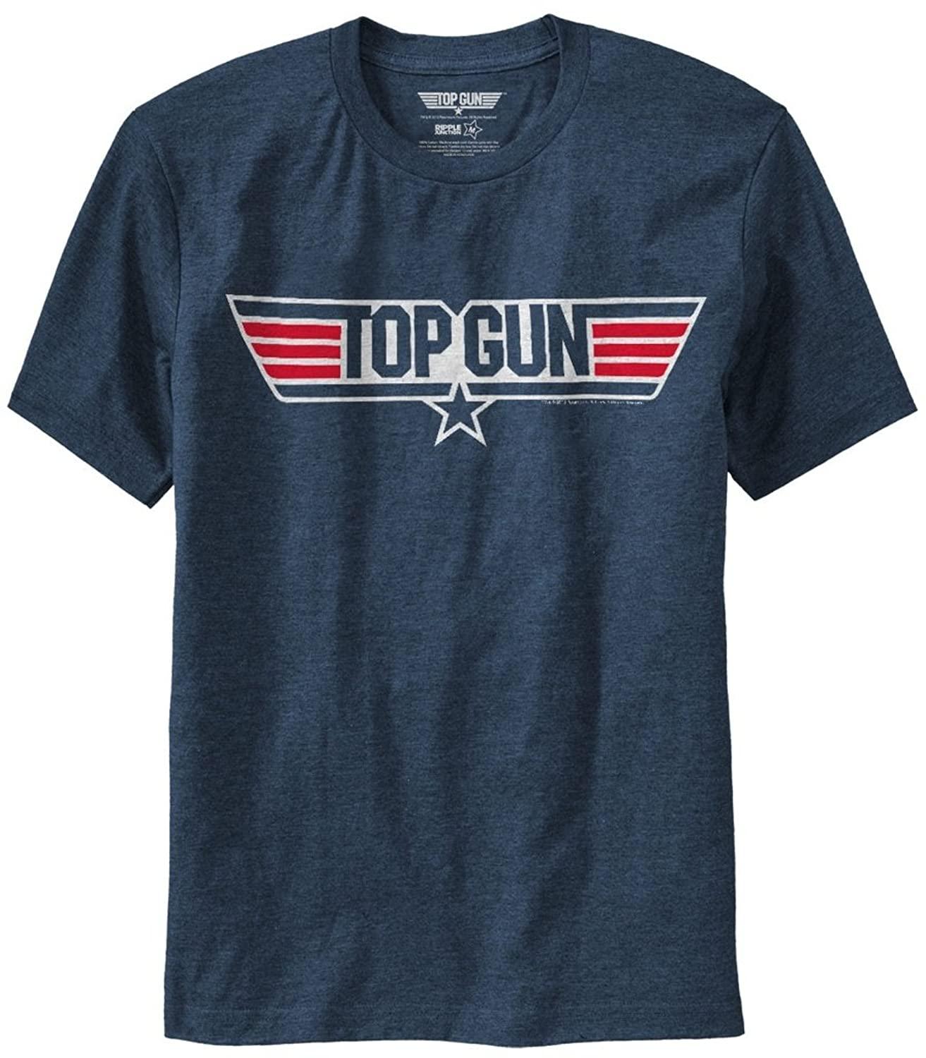Top Gun White Stroke Navy T-shirt - TVStoreOnline
