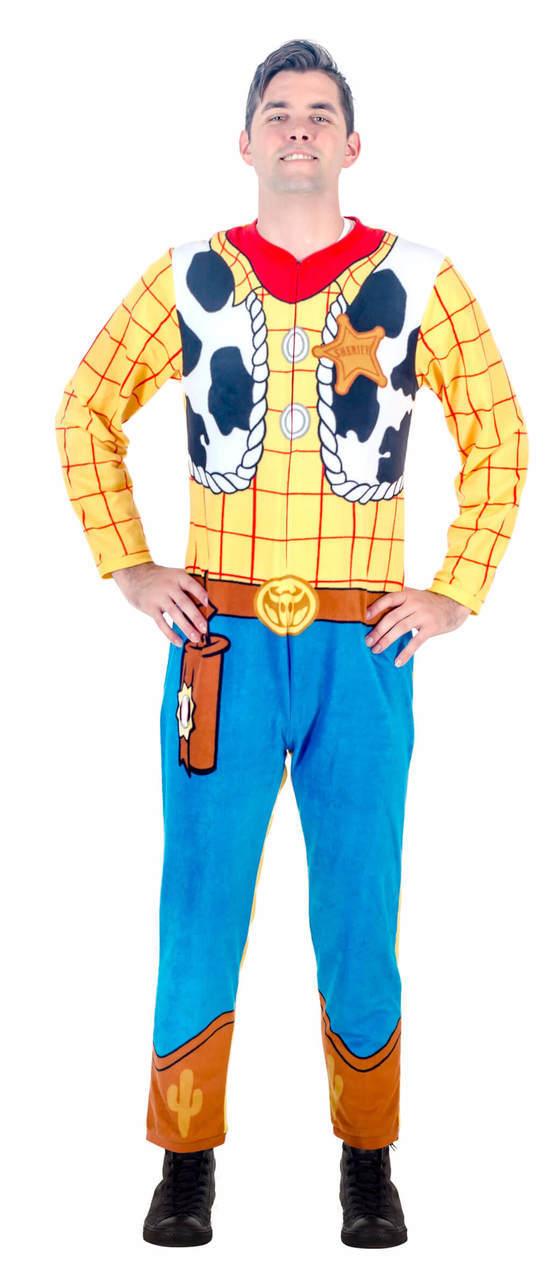 Toy Story Sheriff Woody Union Suit Costume Pajama-tvso
