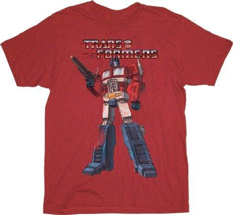Transformers Distressed Optimus Prime Washed T-shirt-tvso