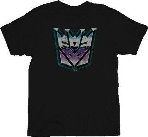 Transformers Evil Decepticon Distressed T-Shirt-tvso
