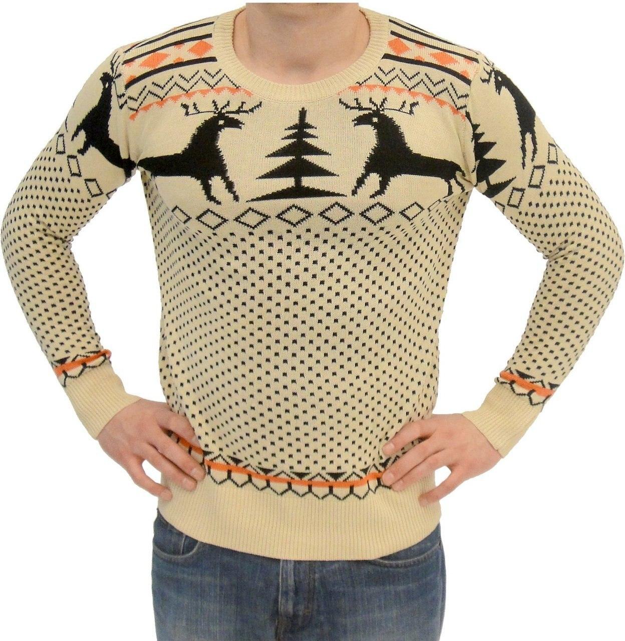 Ugly Christmas Sweater with Reindeer Sweatshirt-tvso