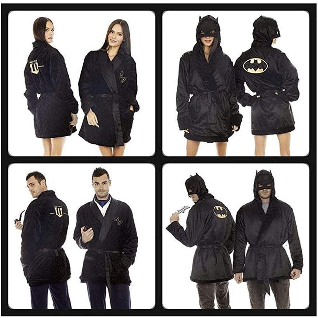Underboss Batman Adult Reversible Costume Jacket with Hood-tvso