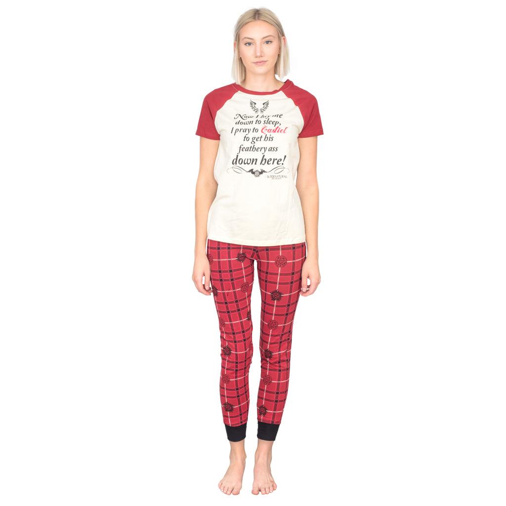 Underboss Super Natural Castiel Pray Pants and Shirt Pajama Set - TVStoreOnline