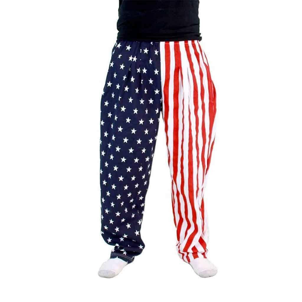 USA American Flag Lounge Pants Pajamas-tvso