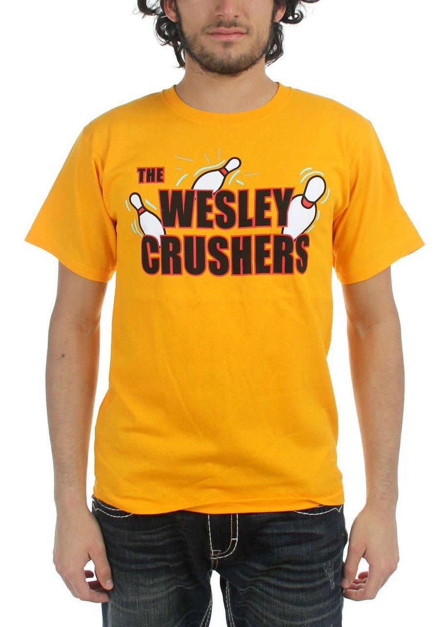 Wesley Crushers Bowling Gold Adult T-shirt-tvso