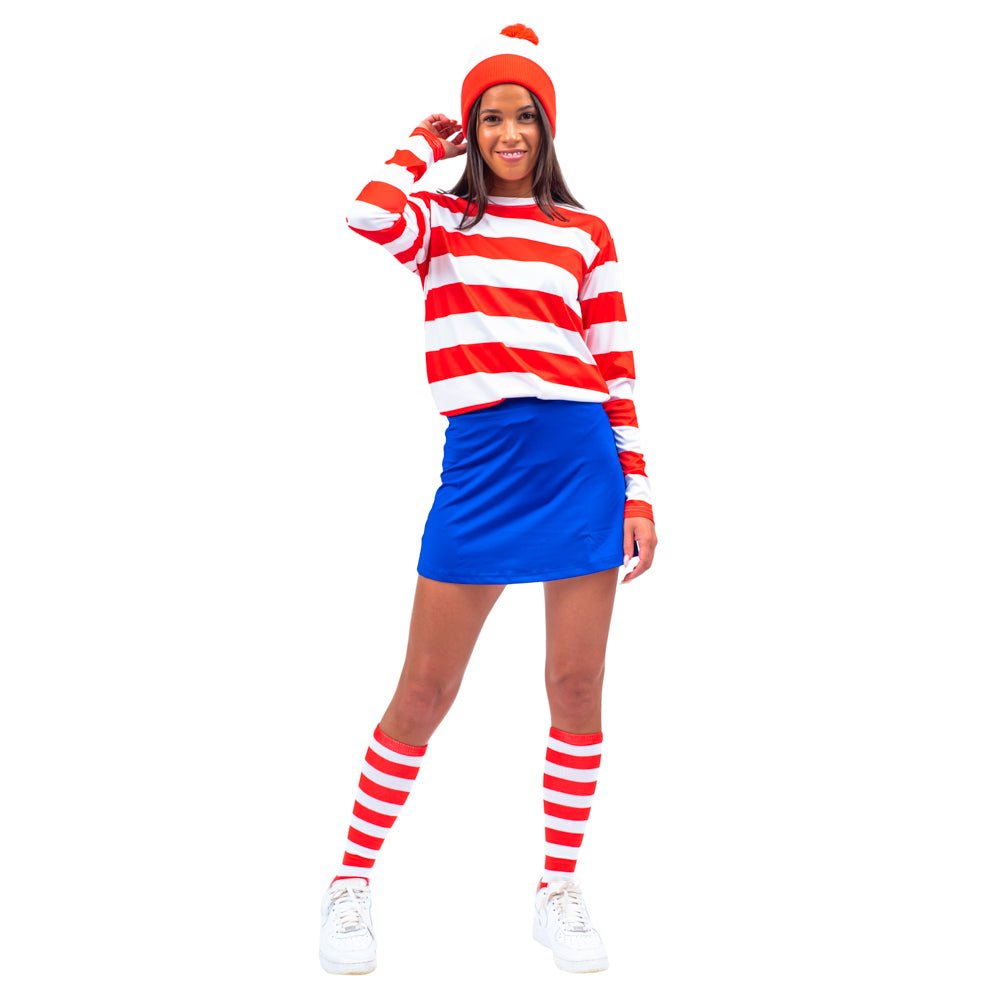 Where is Waldo Wenda Classic Halloween Costume Cosplay - TVStoreOnline