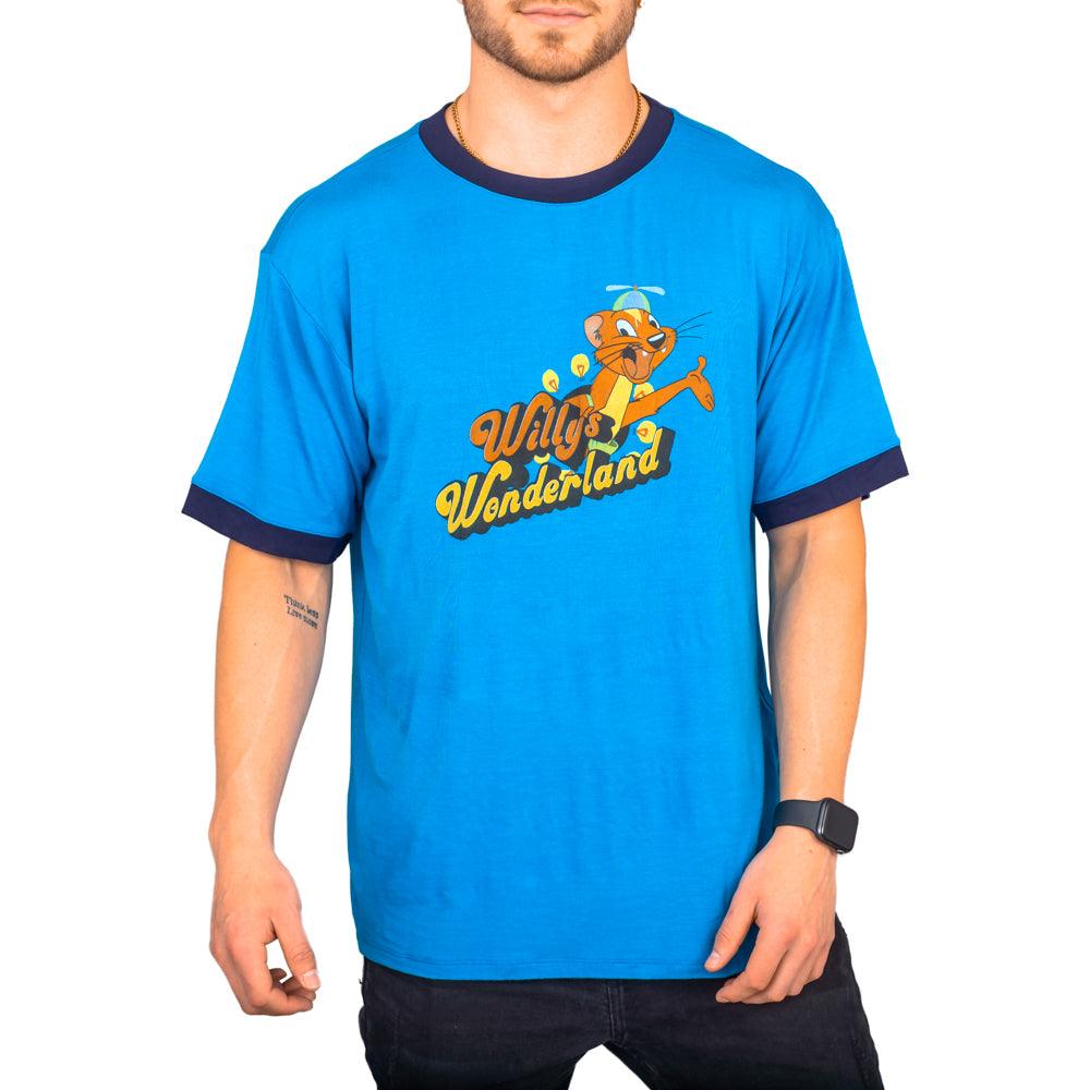 Willy's Wonderland The Janitor Blue T-shirt - TVStoreOnline