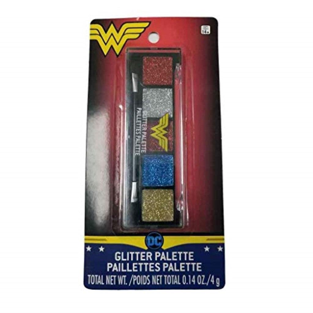 Wonder Woman Glitter Palette Makeup Costmetic Kit Costume Accessory-tvso