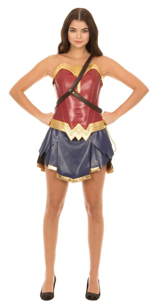 Wonder Woman Warrior Corset and Skirt Costume Set-tvso