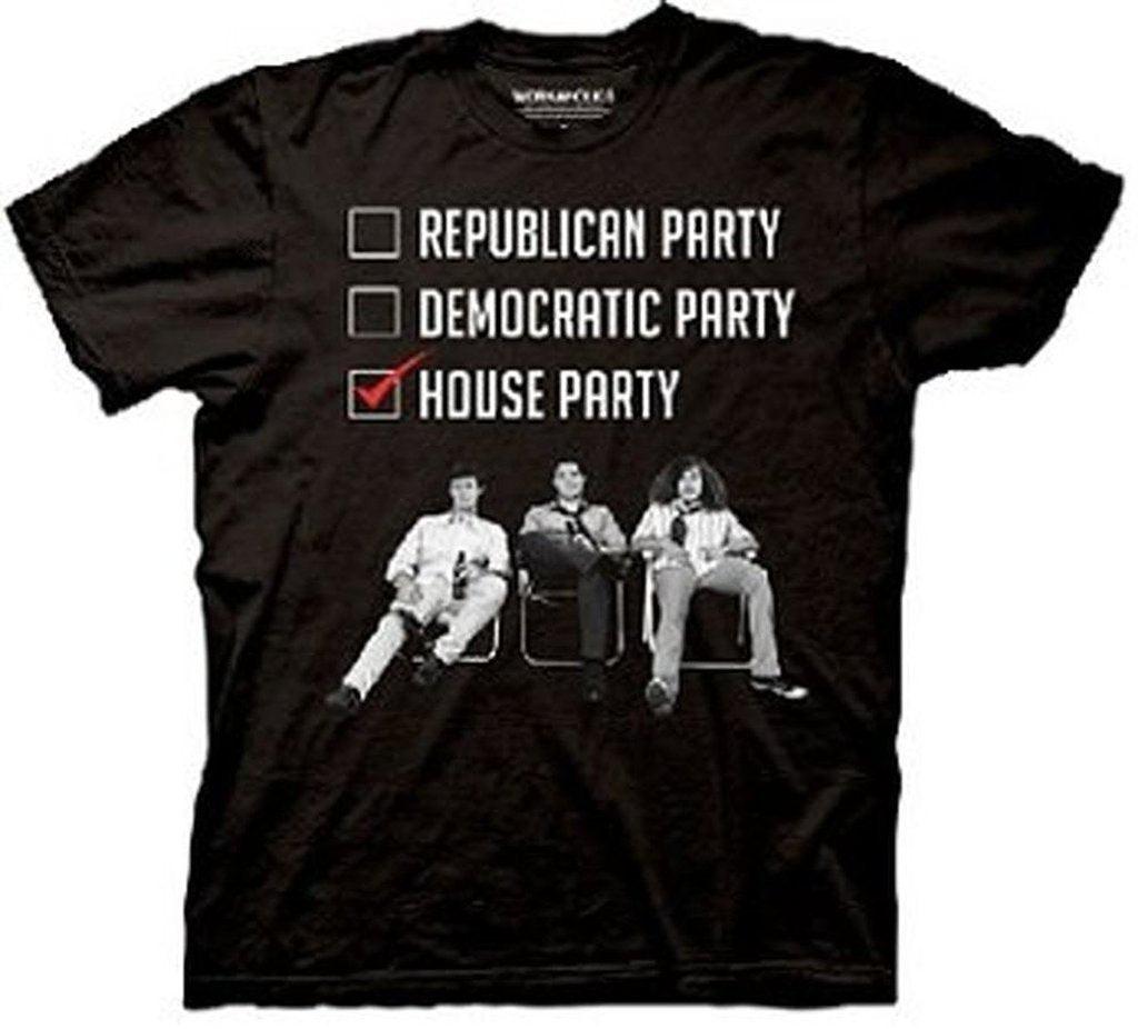 Workaholics Republican Democratic House Party T-shirt-tvso