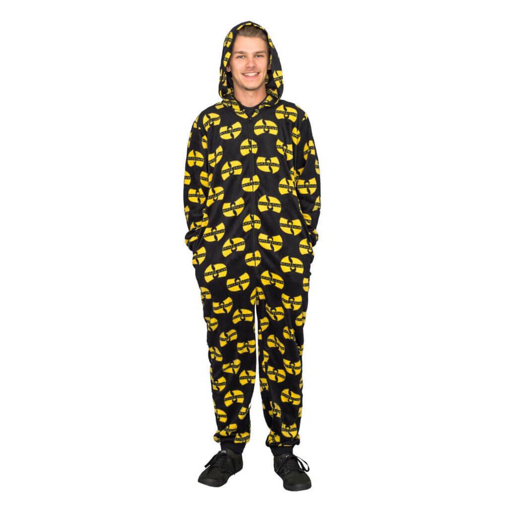 Wu-Tang Clan Logo Adult Pajama Union Suit-tvso