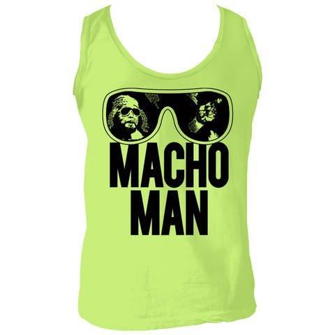 WWE Old School Macho Man Glasses Tank Top Shirt-tvso