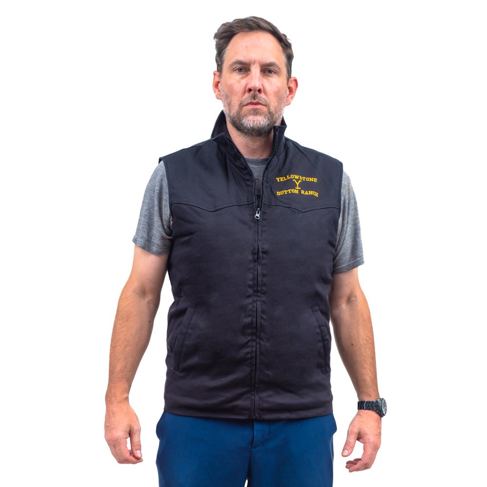 Yellowstone Dutton Ranch Halloween Costume Zip Up Vest Jacket - TVStoreOnline