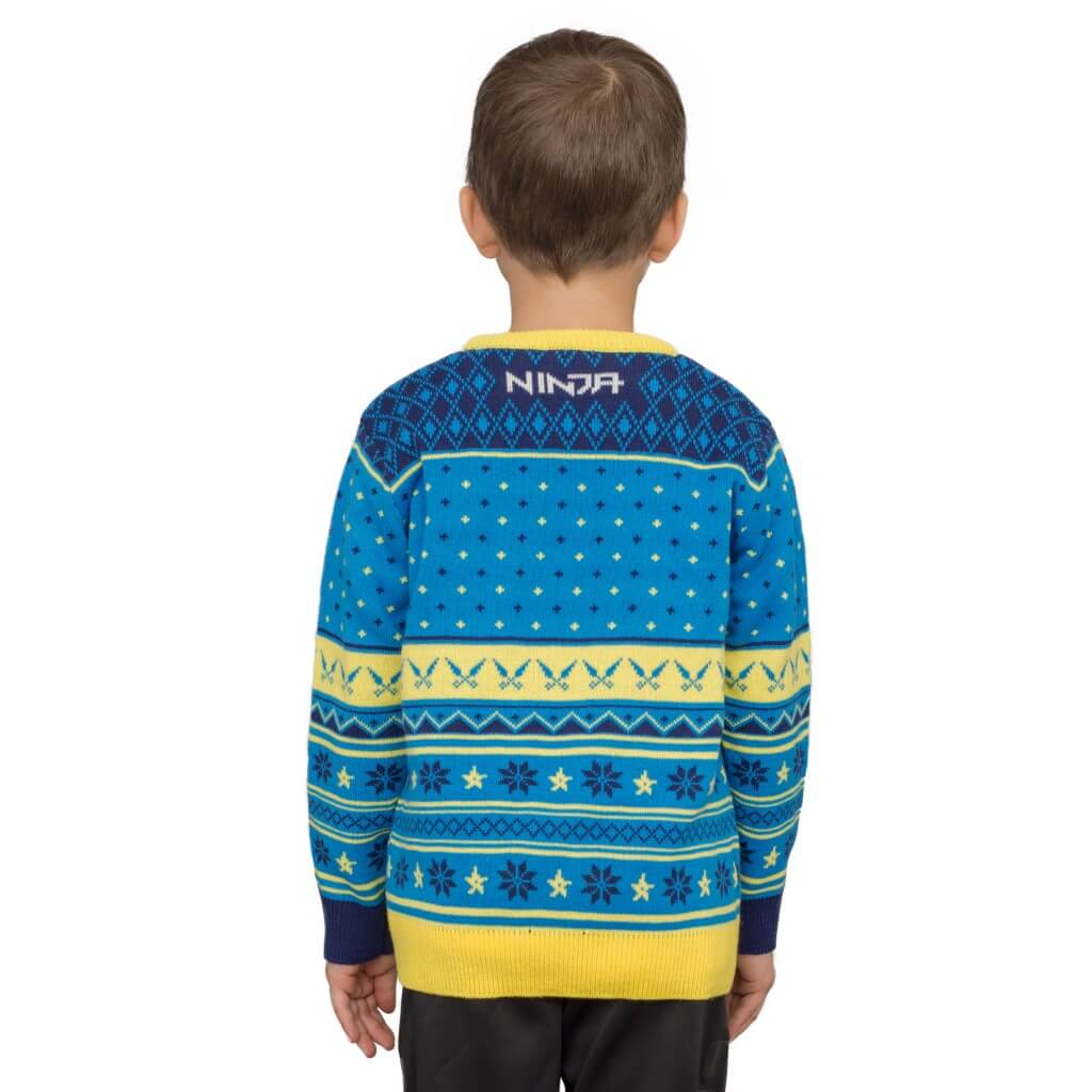 Youth Fortnite Ninja Logo Ugly Christmas Sweater - TVStoreOnline